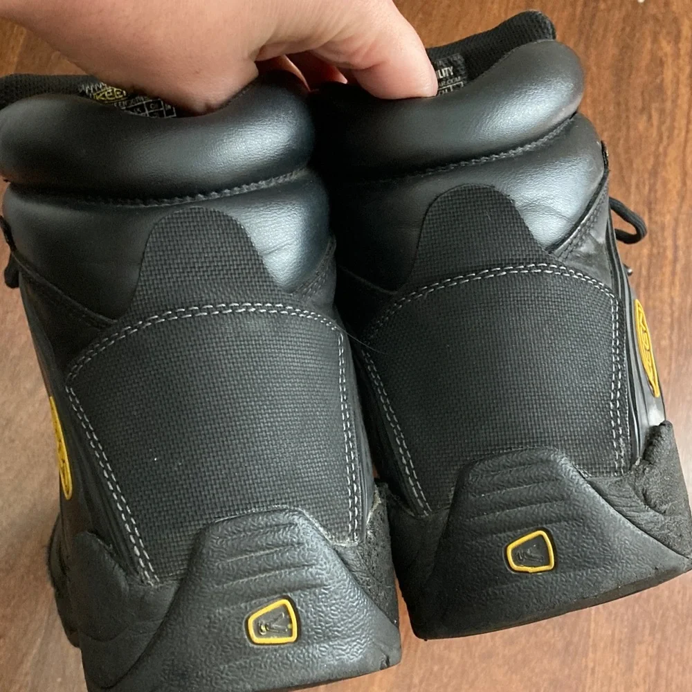 Keen Mens Utility Black Safety Footwear Sz 10
